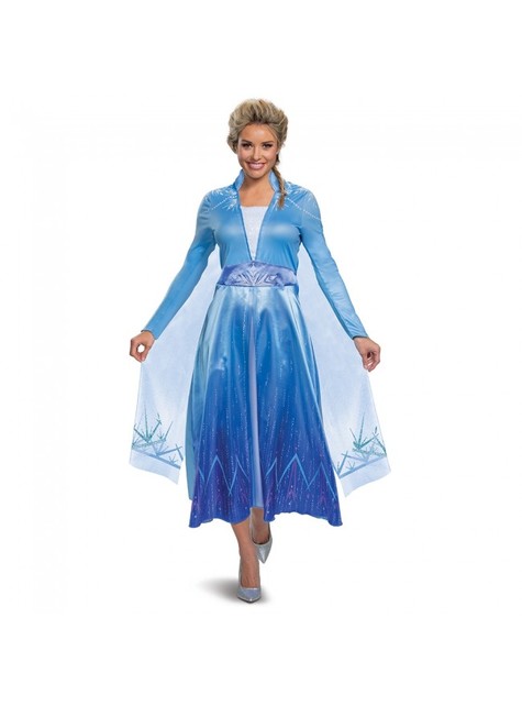 schaduw Psychiatrie Klooster Deluxe Elsa kostuum voor vrouwen - Frozen. Volgende dag geleverd | Funidelia