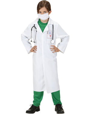 Drengurinn er A & E Doctor Costume