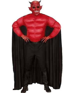 Costum de diavol musculos pentru adult