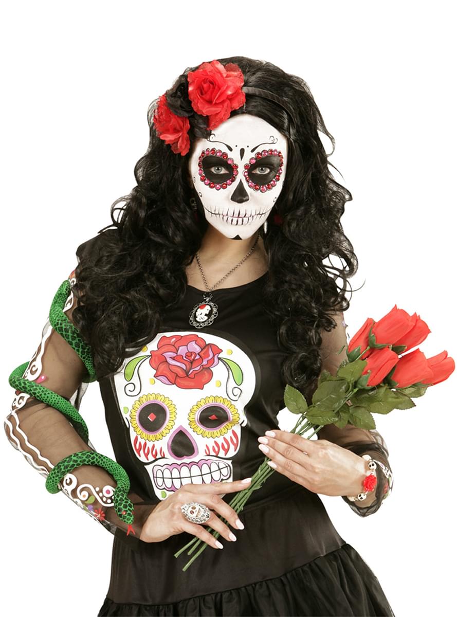 La Catrina Day of the Dead Floral Headband for Women. Express delivery ...