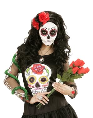 Kvetinová čelenka pre ženy La Catrina Deň mŕtvych