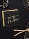 20 Happy New Year Silvester Servietten schwarz-gold (33 x 33 cm) - New Year's Eve Collection