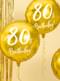 Zlat balon za 80. rojstni dan (45 cm)