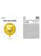 Golden 80th Birthday balloon (45 cm)