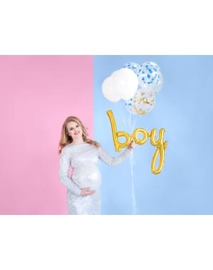 Златист балон „boy“ (73 cm)
