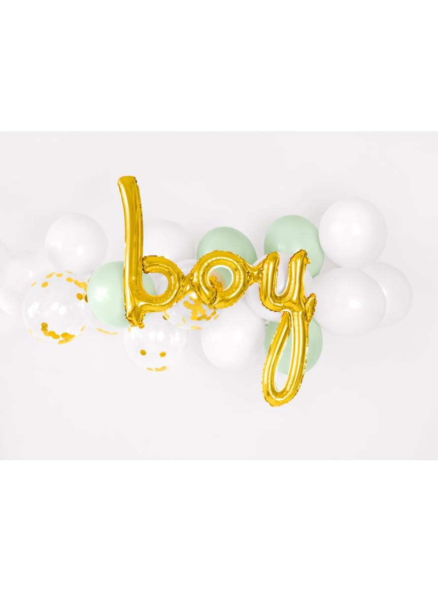 Globo Boy dorado (73 cm)