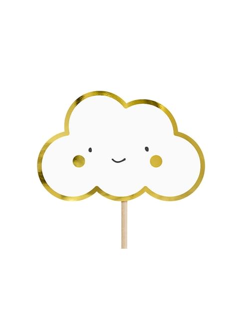 6 dekoracje ciasta chmurki & aniołki - Baptism Day - na imprezy