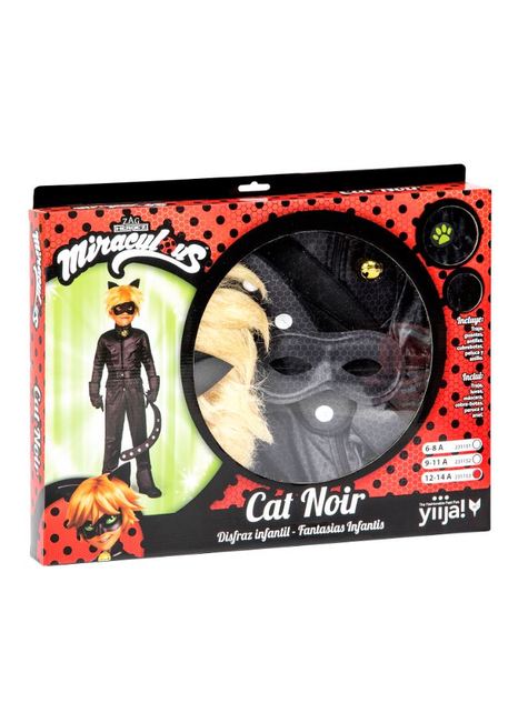 Fantasia Cat Noir Infantil Pop Original Miraculous