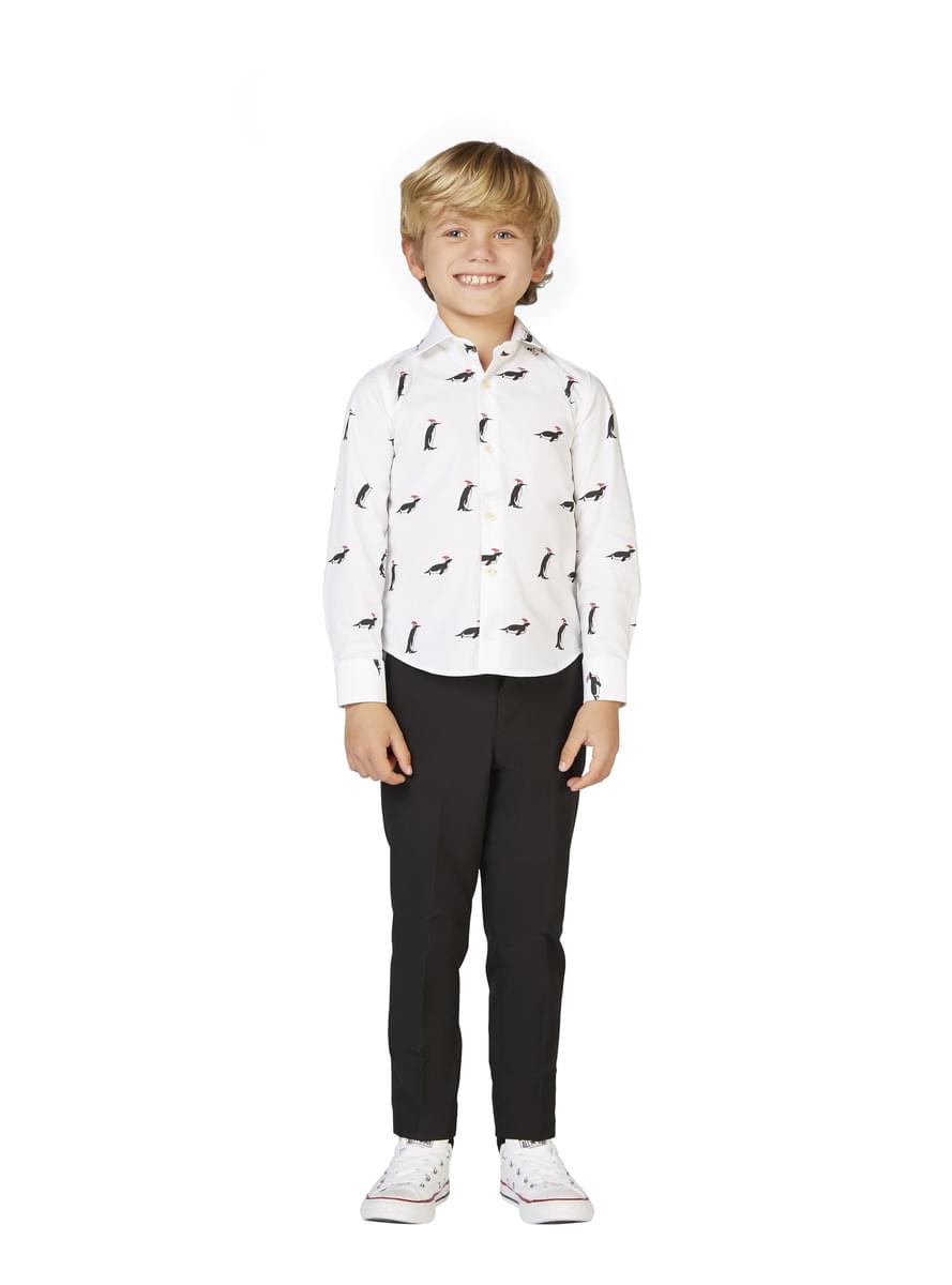 Pinguin shirt Opposuit voor jongens