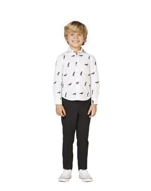 Camicia Bianca con pinguini bambino - Opposuits