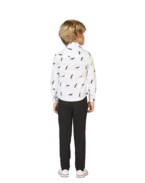 Camicia Bianca con pinguini bambino - Opposuits