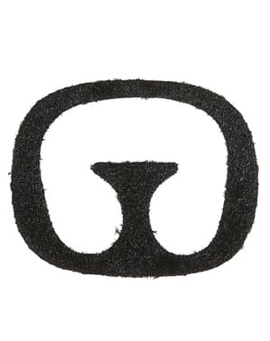 Pizzetto nero per uomo