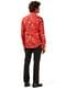 Skjorta med Christmas Doodle Red Opposuits för honom