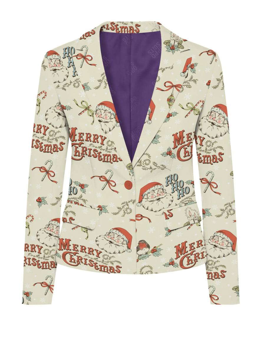 Weihnachtsanzug Herren 2-teilig Slim Fit – Mit Festlichen Motiven Für Weihnachtsfeiern