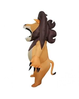 Disfraz de león hinchable para adulto