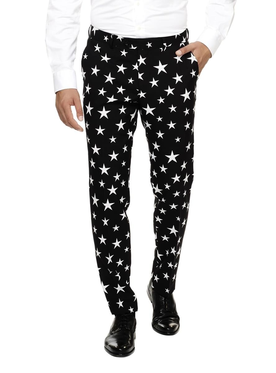 Traje Negro con Estrellas 
