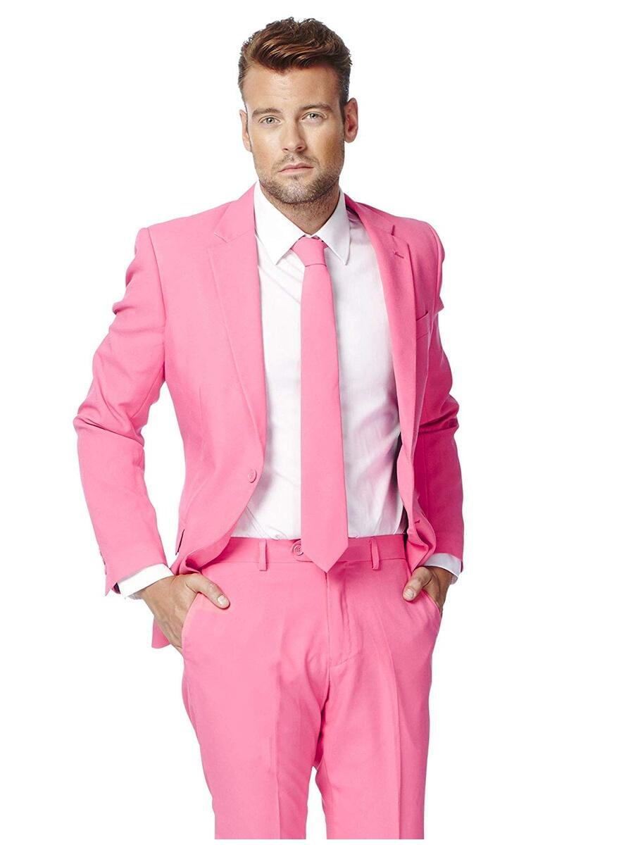 Costum barbați Roz 