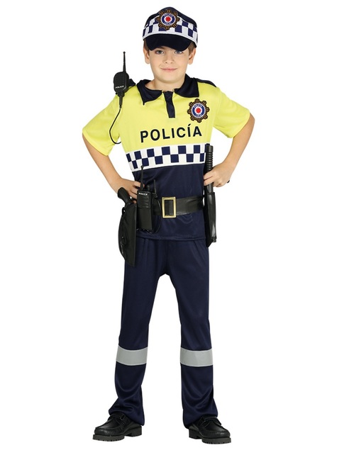 Detský kostým španielska dopravná polícia