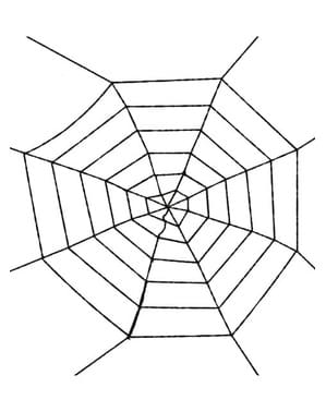 Spinnennetz schwarz 100 cm