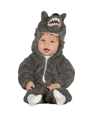 Déguisement loup gris bébé