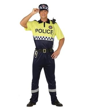 Kostým dopravnej polície pre dospelých