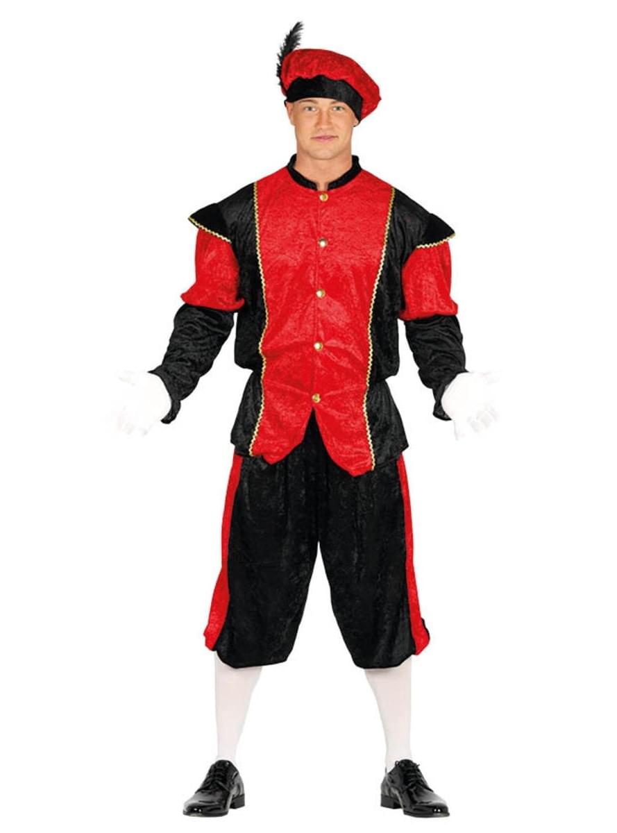 Saint Nicholas helper Costume in red for adults