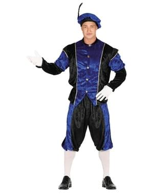 Pieten pak blauw voor volwassenen