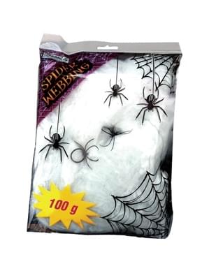 Wit spinnenweb 100g
