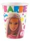Conjunto de 8 copos Barbie