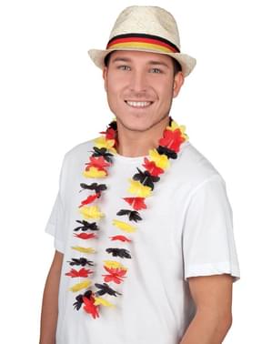 Blumenkette rot, schwarz, gelb
