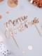 Toppers Merry Christmas rose gold - Pink Christmas