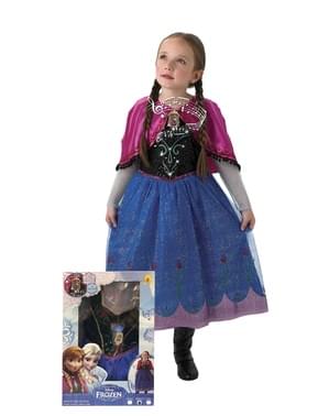 Costume da Anna Frozen con luce e musica in scatola per bambina