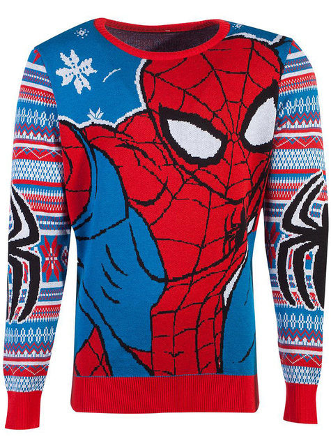 Camisola de Homem-Aranha natalícia para adulto unissexo - Marvel
