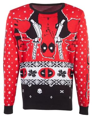 Sweter świąteczny Deadpool dla dorosłych unisex - Marvel