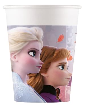 8 pahare Regatul de gheață 2 (Frozen) de hârtie (20 cl)