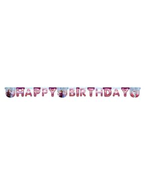 Girlanda Ľadové kráľovstvo 2 Happy Birthday
