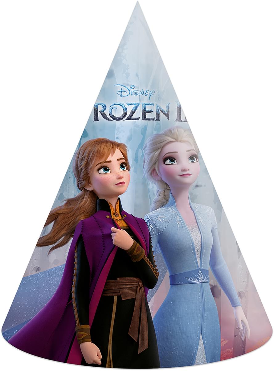 6 Frozen 2 Party Hats