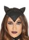 Sort katte hårbånd til kvinder