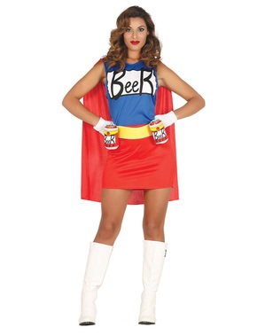 Beer super junakinja kostum za ženske