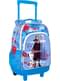 Mochila escolar com rodas Frozen 2 azul