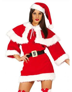 Fato de Mãe Natal deluxe para mulher