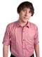 Chemise tyrolienne rouge homme