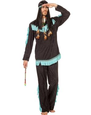 Déguisement indien noir homme
