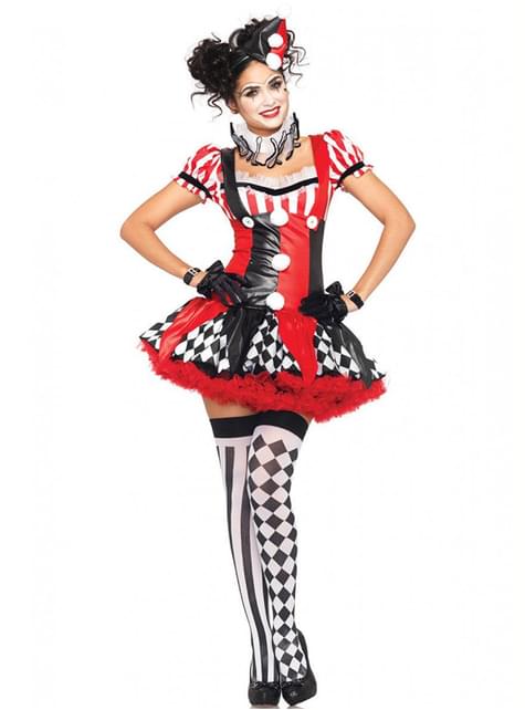 Costume Carnaval - SMIFFY'S - Déguisement Clown Femme - Robe avec