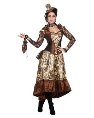 Deluxe Steampunk costume for women
