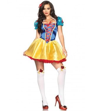 Costum albă a zăpezilor sexy pentru femeie