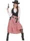 Cowboy saloon costume for a woman