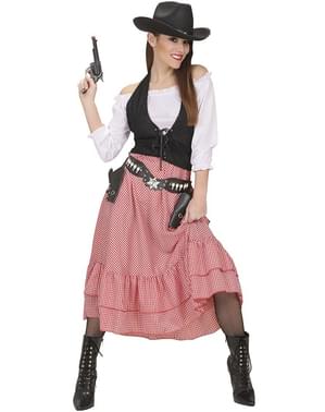 Saloon cowgirl Kostuum voor vrouw