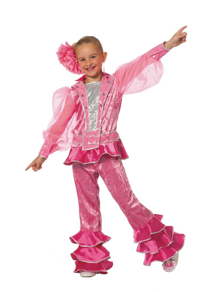 Mamma Mia Kostüm rosa für Mädchen - Abba