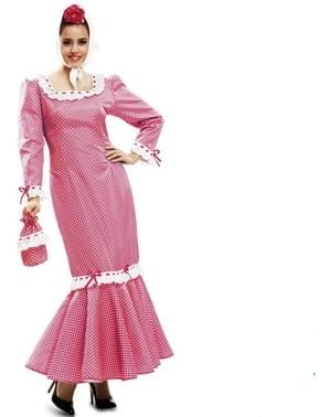 Gaun Madrid Pink Tradisional Untuk Wanita